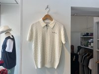 <img class='new_mark_img1' src='https://img.shop-pro.jp/img/new/icons14.gif' style='border:none;display:inline;margin:0px;padding:0px;width:auto;' />perfect  tan     cable  knit   polo  /    white