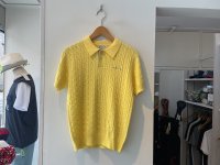 <img class='new_mark_img1' src='https://img.shop-pro.jp/img/new/icons14.gif' style='border:none;display:inline;margin:0px;padding:0px;width:auto;' />perfect  tan     cable  knit   polo  /    yellow