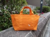 <img class='new_mark_img1' src='https://img.shop-pro.jp/img/new/icons14.gif' style='border:none;display:inline;margin:0px;padding:0px;width:auto;' />Timeless    LUAUS     cotton  canvas   cart  bag    orange