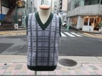 <img class='new_mark_img1' src='https://img.shop-pro.jp/img/new/icons14.gif' style='border:none;display:inline;margin:0px;padding:0px;width:auto;' />HERG1       check   knit   vest     /      green