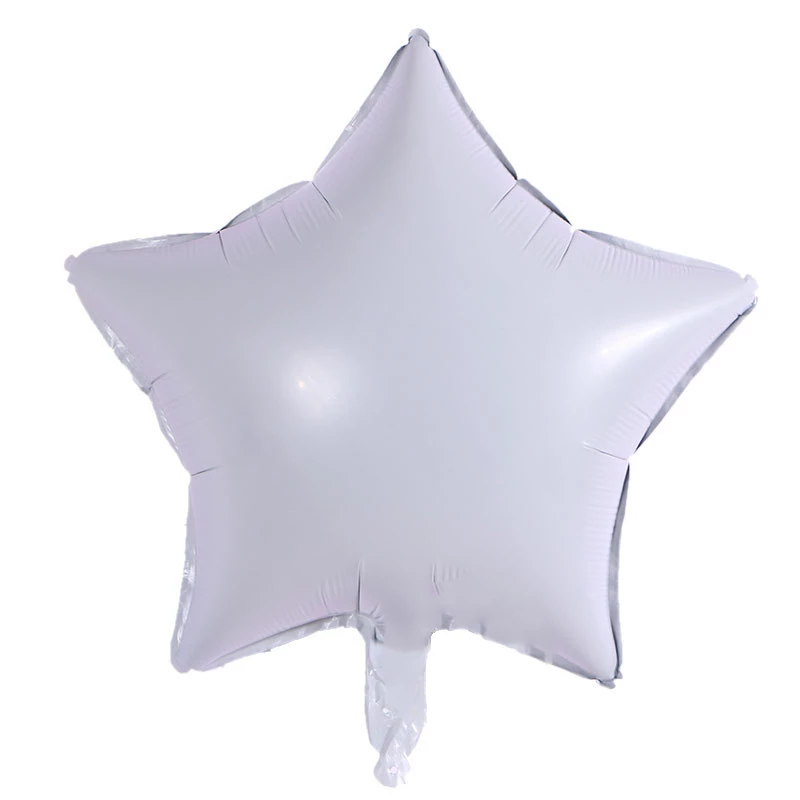 18インチ ハロウィンカラー 星 メタリックバルーン 3色 (全長46cm)