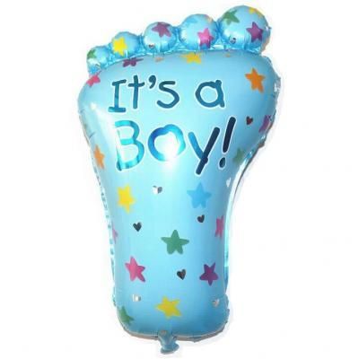 It's a boy フット メタリックバルーン (横46cm×縦79cm)