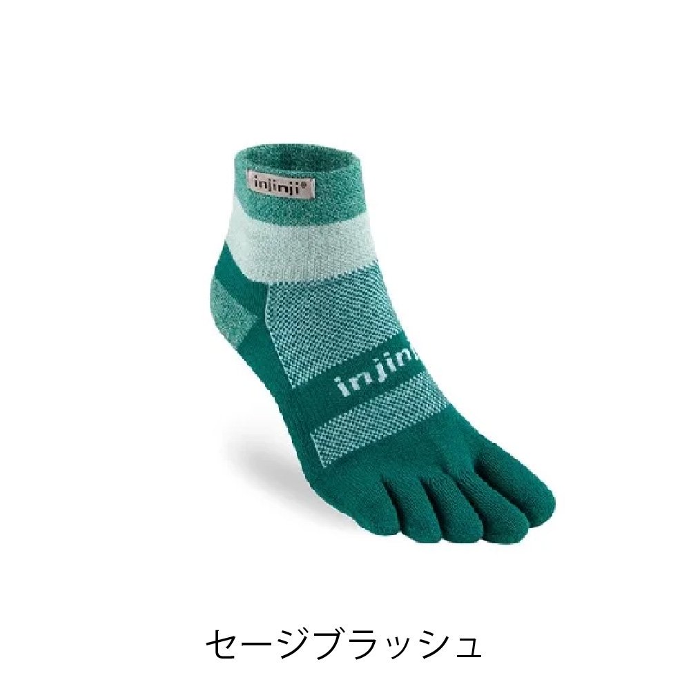 injinji(インジンジ) スポーツOWクルー ブラック M 52270 男性用