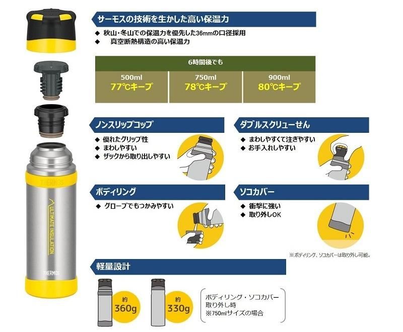 山専ボトル - 宗像山道具店 by GRIPS