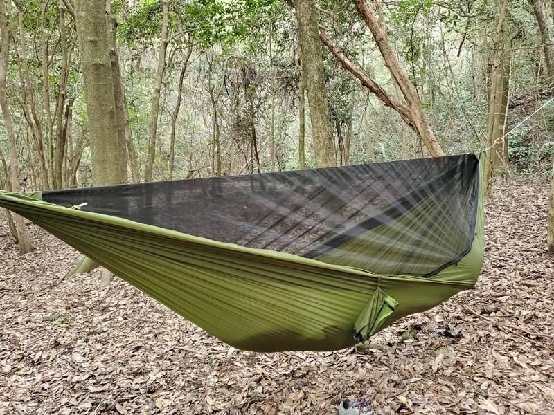 Ultralight Mosquito Net Hammock - 宗像山道具店 by GRIPS Ultralight Mosquito Net Hammock - 宗像山道具店 by GRIPS