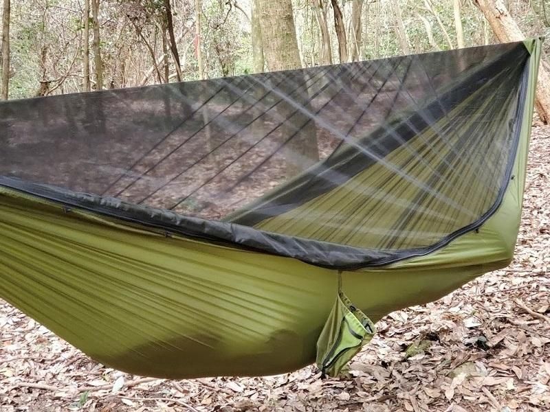Ultralight Mosquito Net Hammock - 宗像山道具店 by GRIPS Ultralight Mosquito Net Hammock - 宗像山道具店 by GRIPS