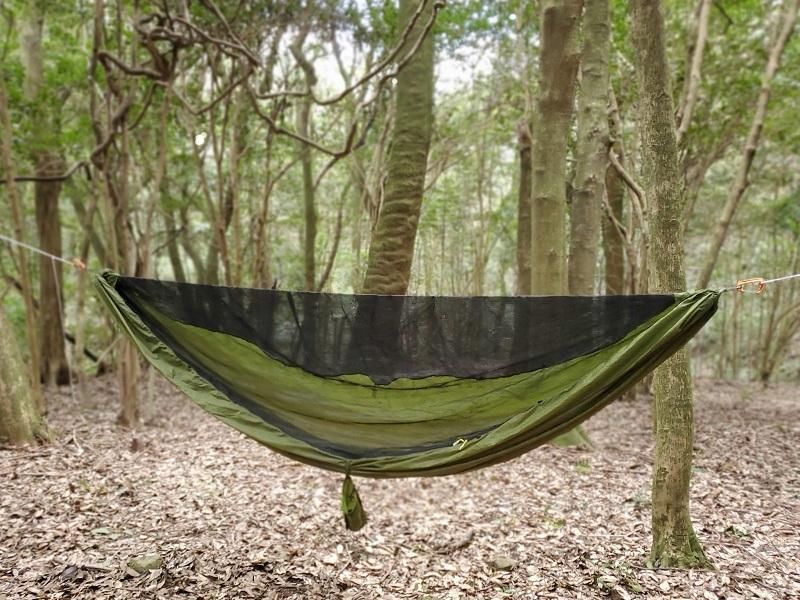 Ultralight Mosquito Net Hammock - 宗像山道具店 by GRIPS Ultralight Mosquito Net Hammock - 宗像山道具店 by GRIPS