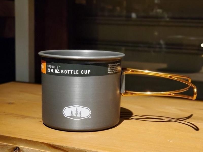 HALULITE Aluminum Bottle Cup - 宗像山道具店 by GRIPS HALULITE Aluminum Bottle Cup - 宗像山道具店 by GRIPS