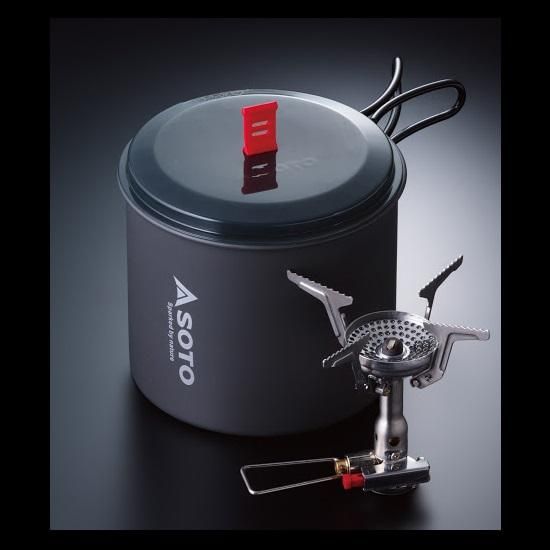 SOTO Titanium Pot 750 & AMICUS バーナーセット SOTO Titanium Pot 750 & AMICUS バーナーセット 【スタッキング
