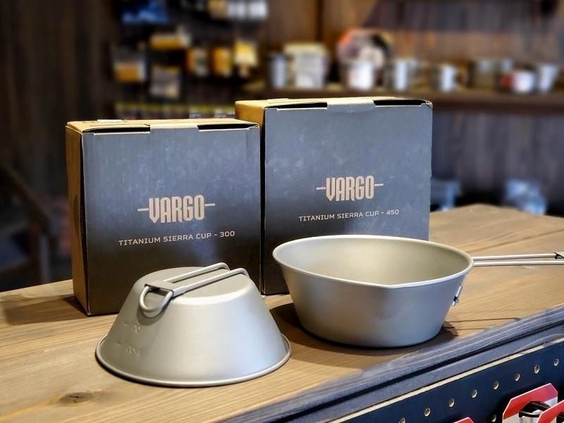 VARGO Titanium Sierra Cup - 宗像山道具店 by GRIPS VARGO Titanium Sierra Cup - 宗像山道具店 by GRIPS