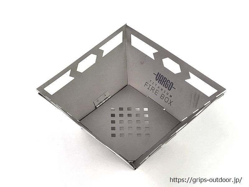 VARGO バーゴ　TITANIUM FIRE BOX GRILL 新品未使用品 Titanium Fire Box Grill 2.0 | For Backpacking – VARGO