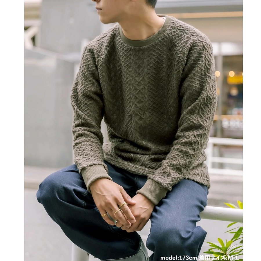 【30%OFF】ACTIVE WOOL Sweater<img class='new_mark_img2' src='https://img.shop-pro.jp/img/new/icons20.gif' style='border:none;display:inline;margin:0px;padding:0px;width:auto;' />