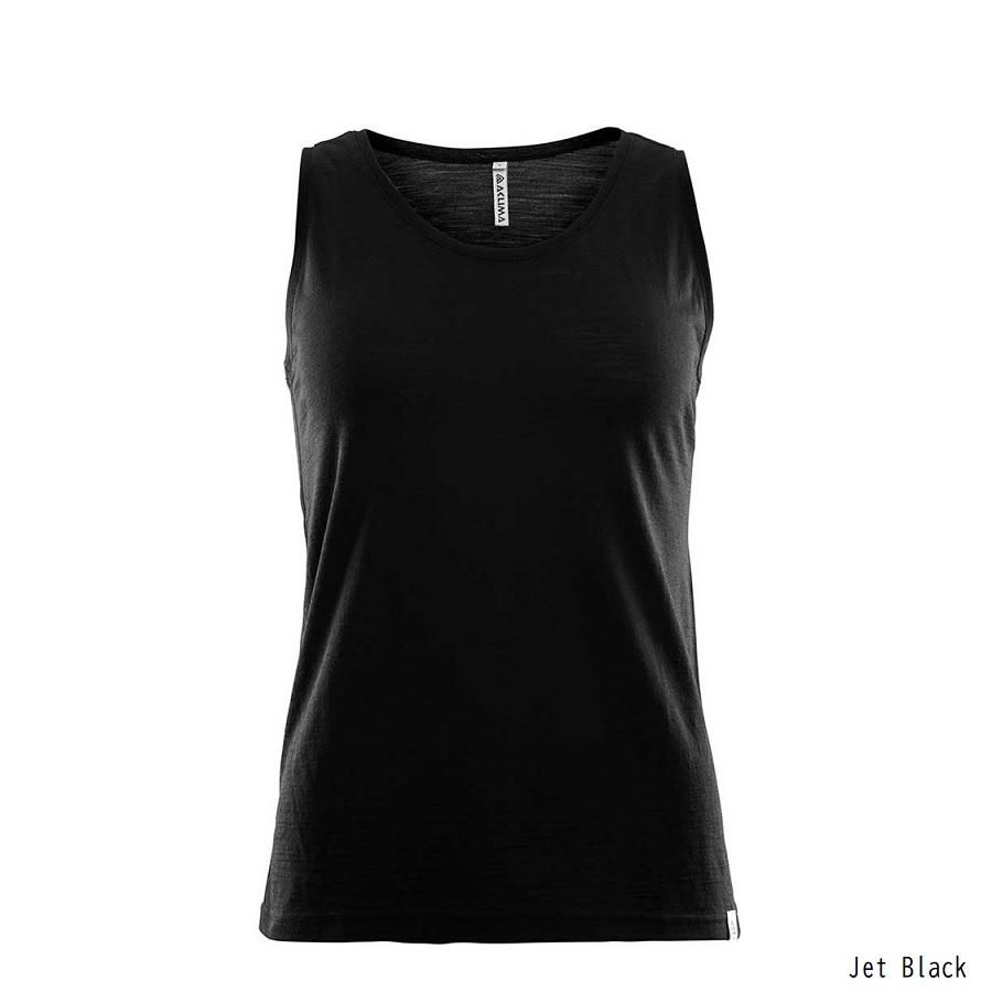 ACLIMA LightWool Sports Singlet M ブラック ACLIMA M's Lightwool Sports Singlet
