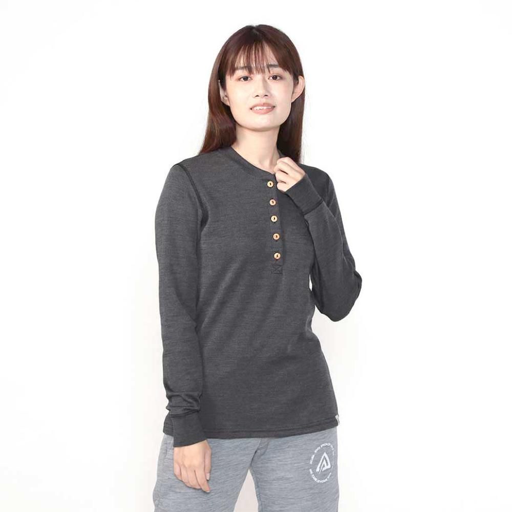 WarmWool Granddad Shirt [W] - 宗像山道具店 by GRIPS