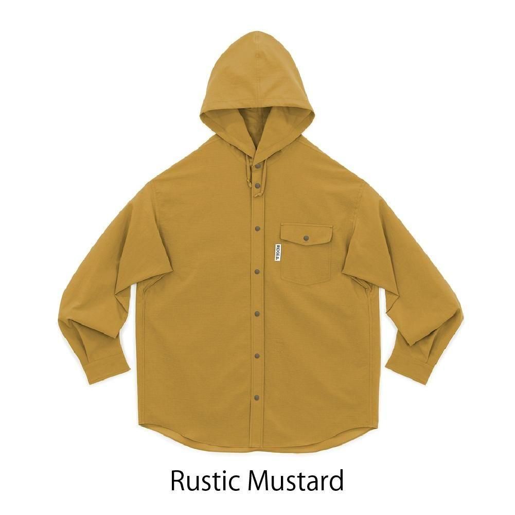 Hooded Long Sleeve Shirt - 宗像山道具店 by GRIPS Hooded Long Sleeve Shirt - 宗像山道具店 by GRIPS