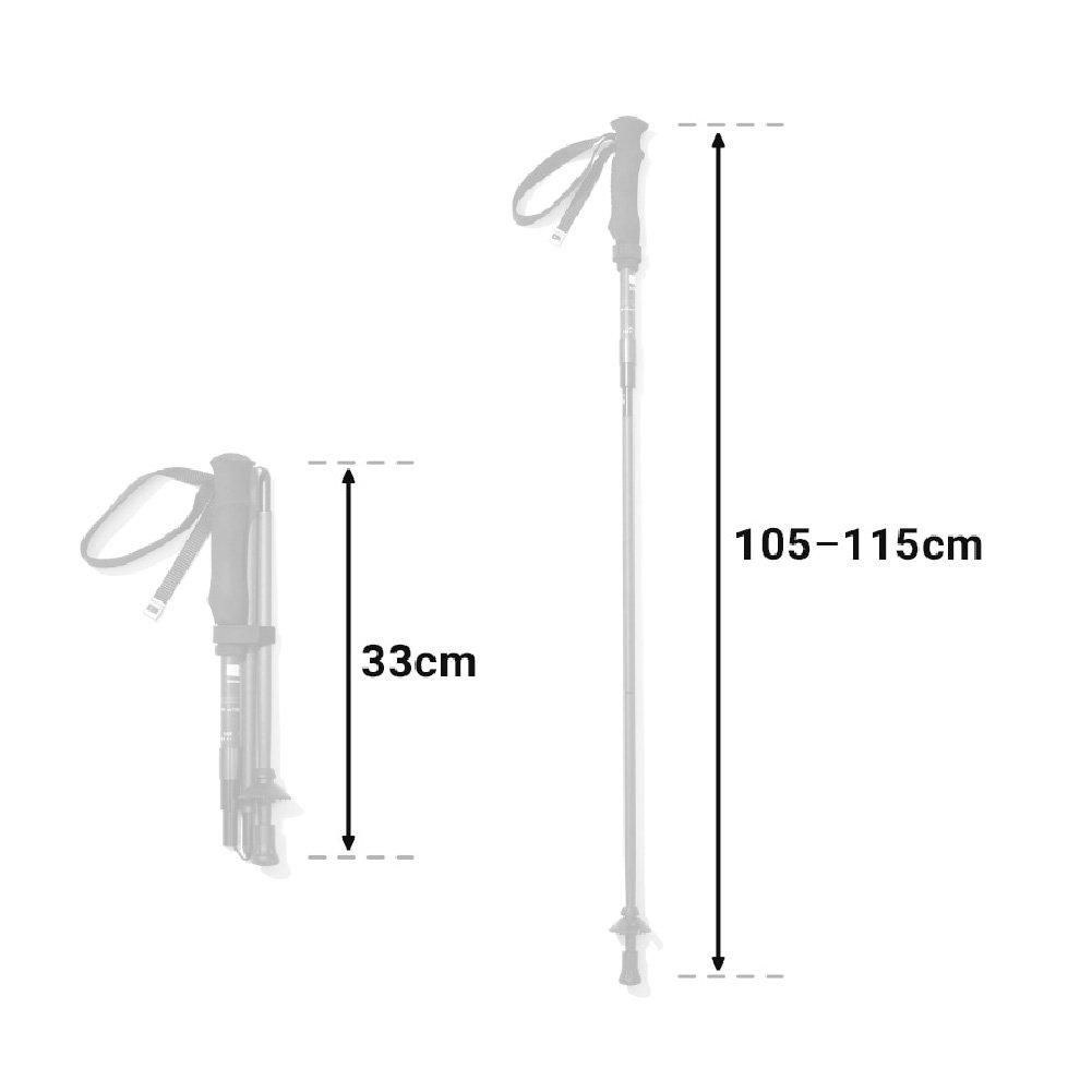 ULTRA LIGHT CARBON FOLDING TREKKING POLE - 宗像山道具店 by GRIPS ULTRA LIGHT CARBON FOLDING TREKKING POLE - 宗像山道具店 by GRIPS