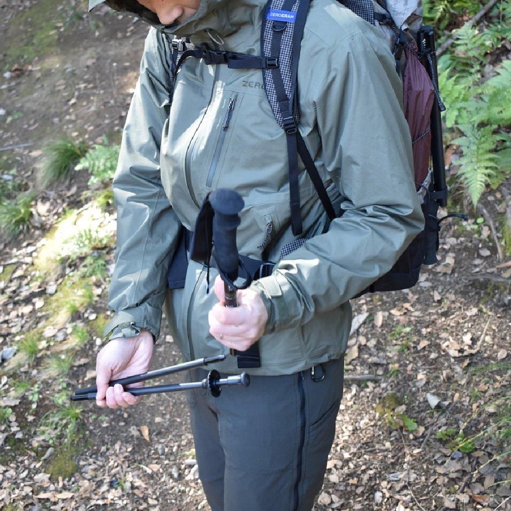 ULTRA LIGHT CARBON FOLDING TREKKING POLE - 宗像山道具店 by GRIPS ULTRA LIGHT CARBON FOLDING TREKKING POLE - 宗像山道具店 by GRIPS