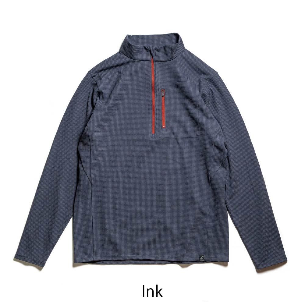 DOUBLECELL ZIP NECK L/S SHIRTS - 宗像山道具店 by GRIPS DOUBLECELL ZIP NECK L/S SHIRTS - 宗像山道具店 by GRIPS