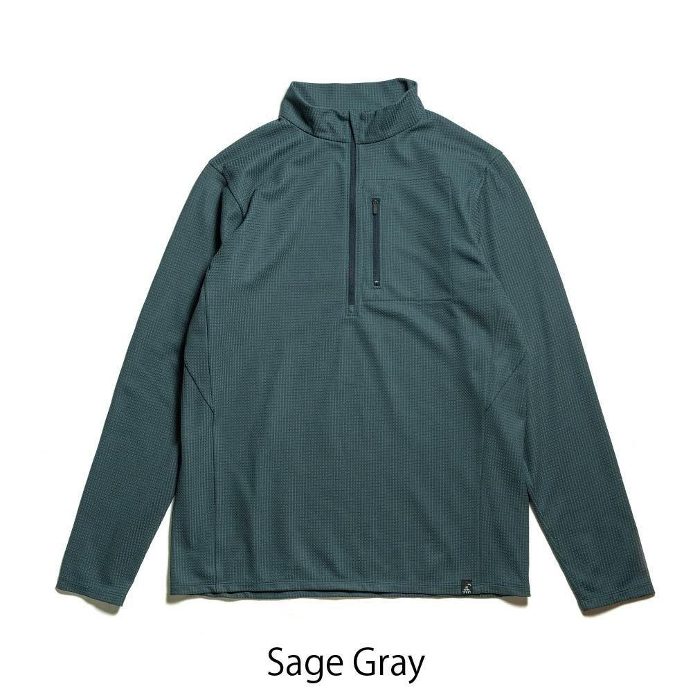 DOUBLECELL ZIP NECK L/S SHIRTS - 宗像山道具店 by GRIPS DOUBLECELL ZIP NECK L/S SHIRTS - 宗像山道具店 by GRIPS