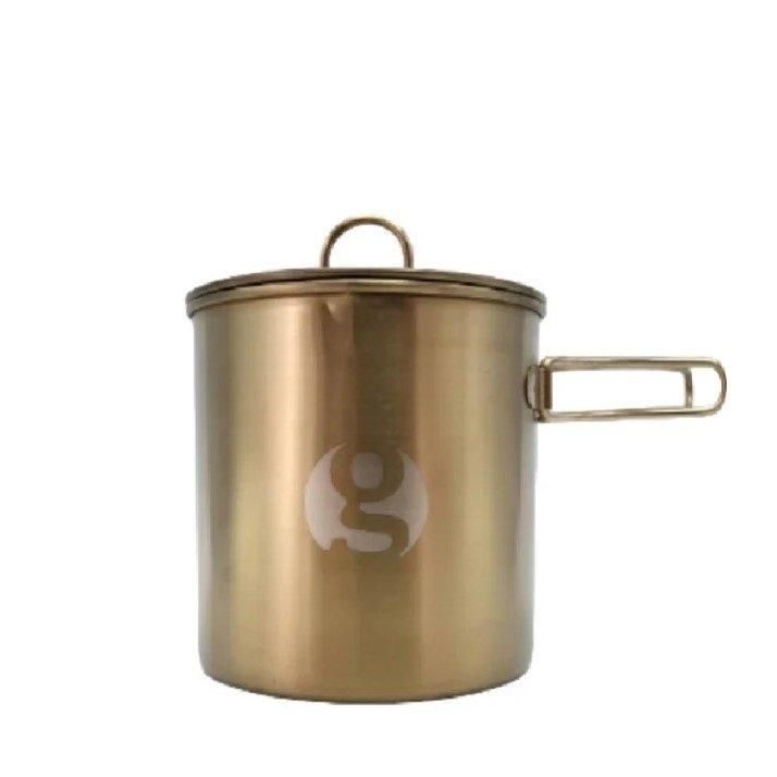 KETTLE COOKER 750 Gold - 宗像山道具店 by GRIPS KETTLE COOKER 750 Gold - 宗像山道具店 by GRIPS
