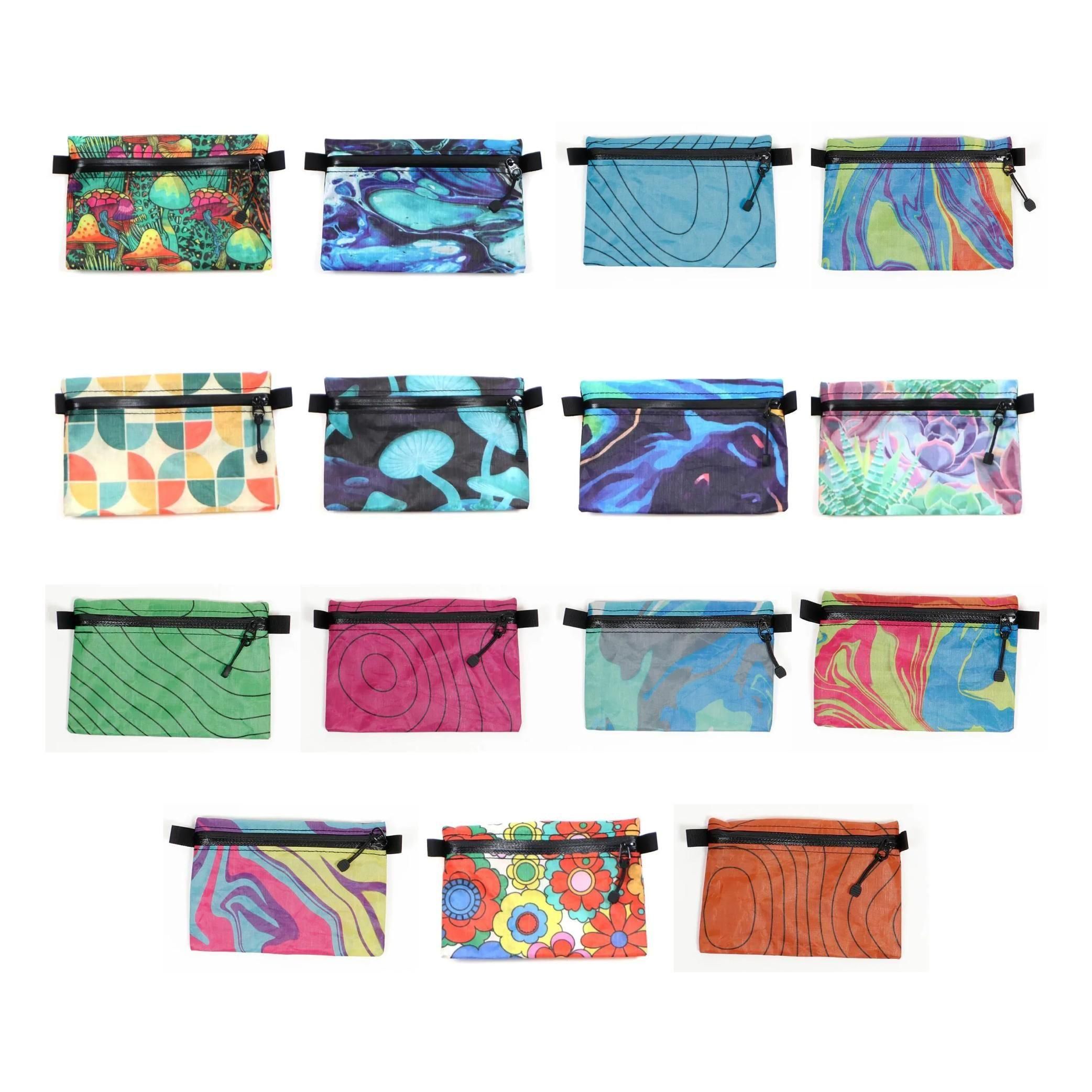 PRINTED ZIPPER POUCHES AKA HIKER WALLET