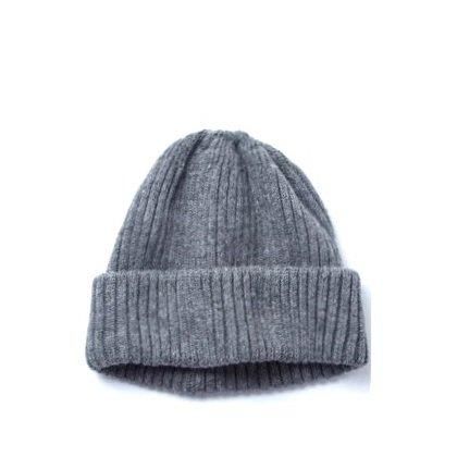UNTITLED ウール混紡 グレー 42 新品 RECYCLE W/PL 2X2 BEANIE - 宗像山道具店 by GRIPS