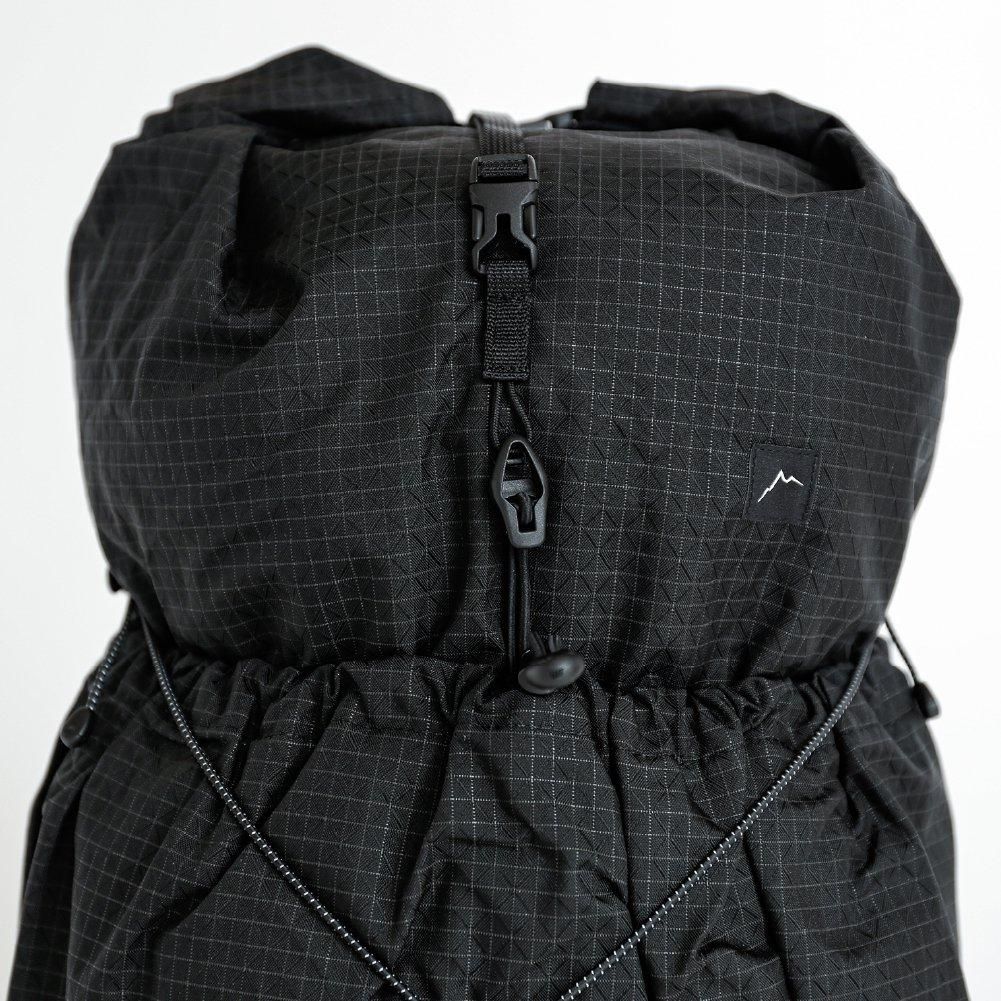 【CAYL】 Gaya Roll Top / Black (B-Grid Solid) Gaya Roll Top B-Grid Solid - 宗像山道具店 by GRIPS
