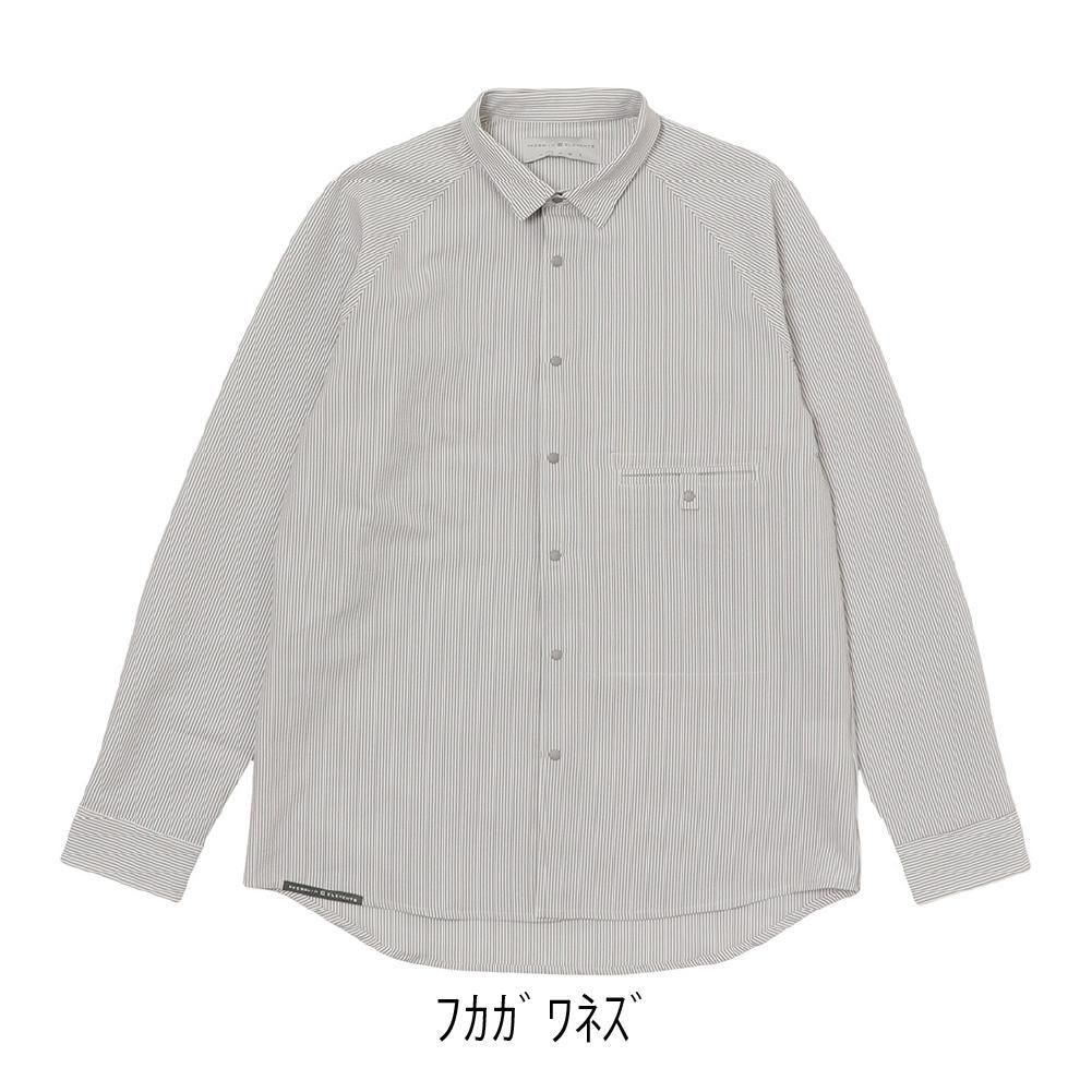 シアサッカーのショートカラーシャツ - 宗像山道具店 by GRIPS
