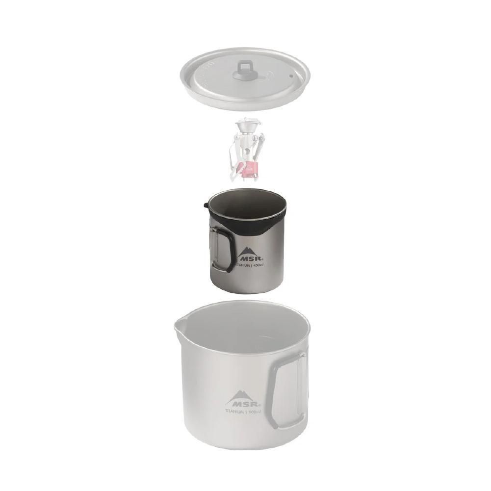 MSR Titan Cup 450mL - 宗像山道具店 by GRIPS MSR Titan Cup 450mL - 宗像山道具店 by GRIPS