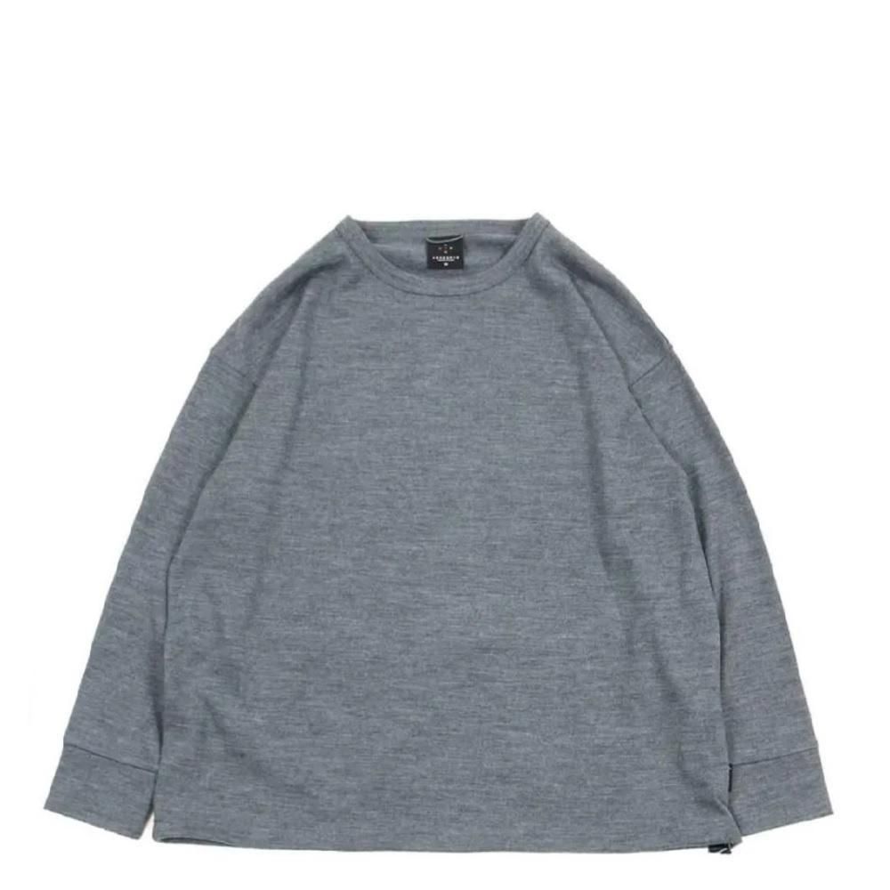 MERINOWOOL BASIC L/S TEE - 宗像山道具店 by GRIPS