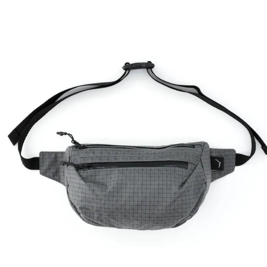 【CAYL】FANNY PACK B-GRID Grey ケイルファニーパック CAYL Grid Fanny B-Grid - 宗像山道具店 by GRIPS