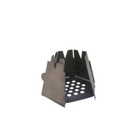 HEXAGON WOOD Stove Titanium - 宗像山道具店 by GRIPS