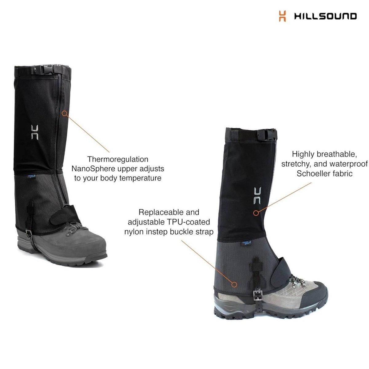 【Unisex L ブラック系】 Hillsound ( ヒルサウンド ) スーパー アルマジロ ナノ Super Armadillo Nano ゲイター スパッツ HSG001 Unisex  ゲイター スパッツ HILLSOUND / ヒルサウンド 】SUPER ARMADILLO NANO / スーパー