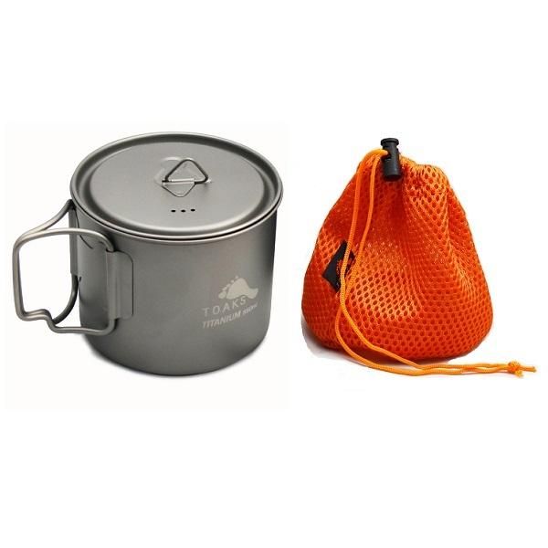 TOAKS Titanium 2000ml Pot with Bail Handle / トークス チタン