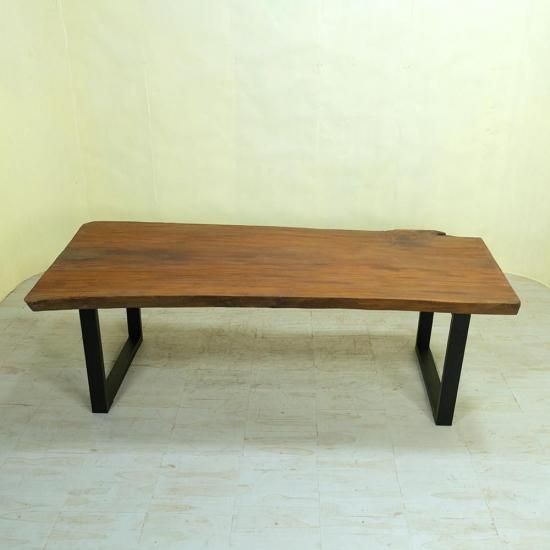 マホガニー一枚板 ダイニングテーブル - アンティーク家具