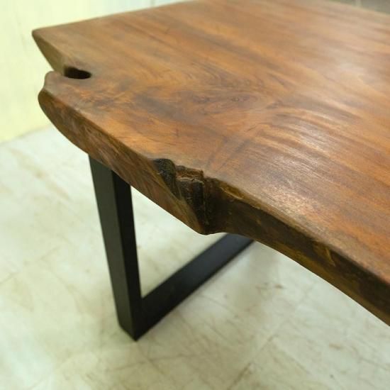 マホガニー一枚板 ダイニングテーブル - アンティーク家具