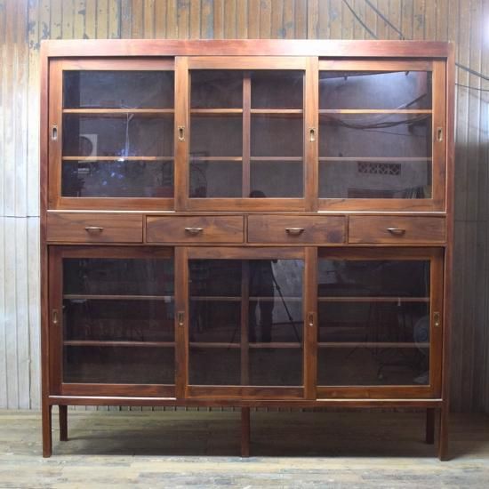 アンティークチーク カップボード - アンティーク家具 アンティークチーク カップボード - アンティーク家具