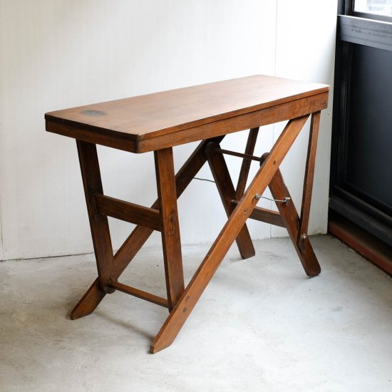 TEAK IRONING TABLE《チークアイロン台》 - アンティーク家具