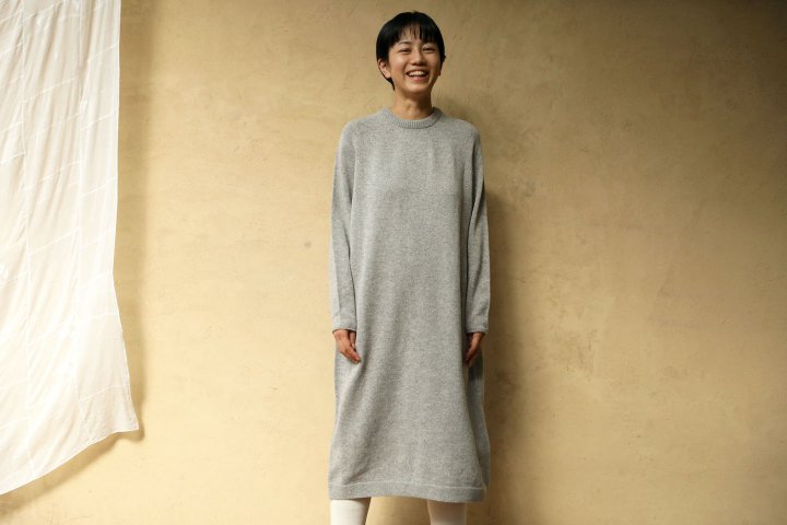 COSMIC WONDER　Sphere cashmere knit sweater dress