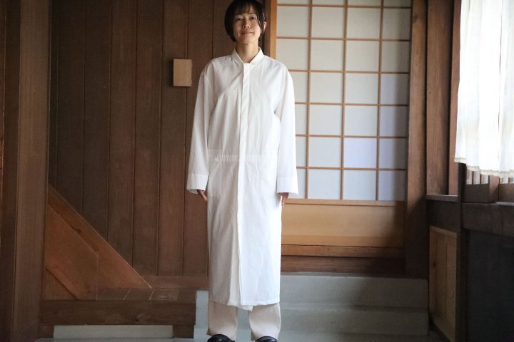 THE HINOKI Cotton Cache-coeur Dress