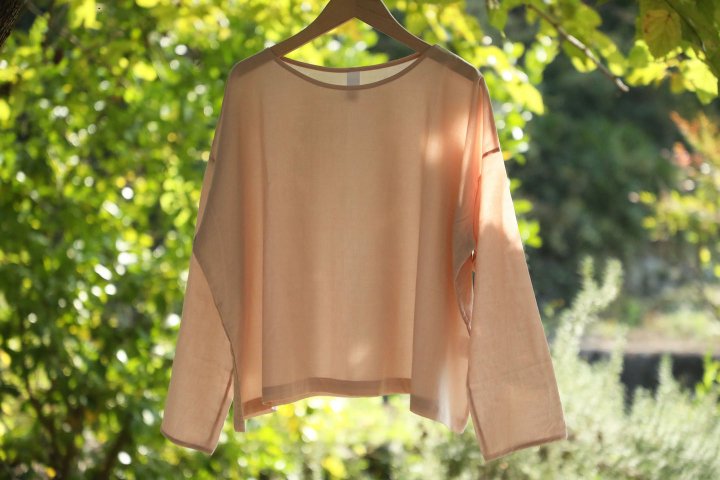Yoli　Simple wide blouse（Pink）