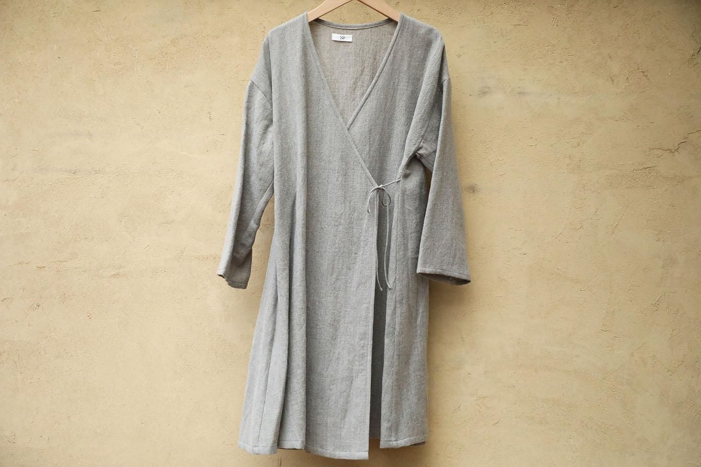 Yoli wool wrap jacket - マーマーなブックス アンド ソックス