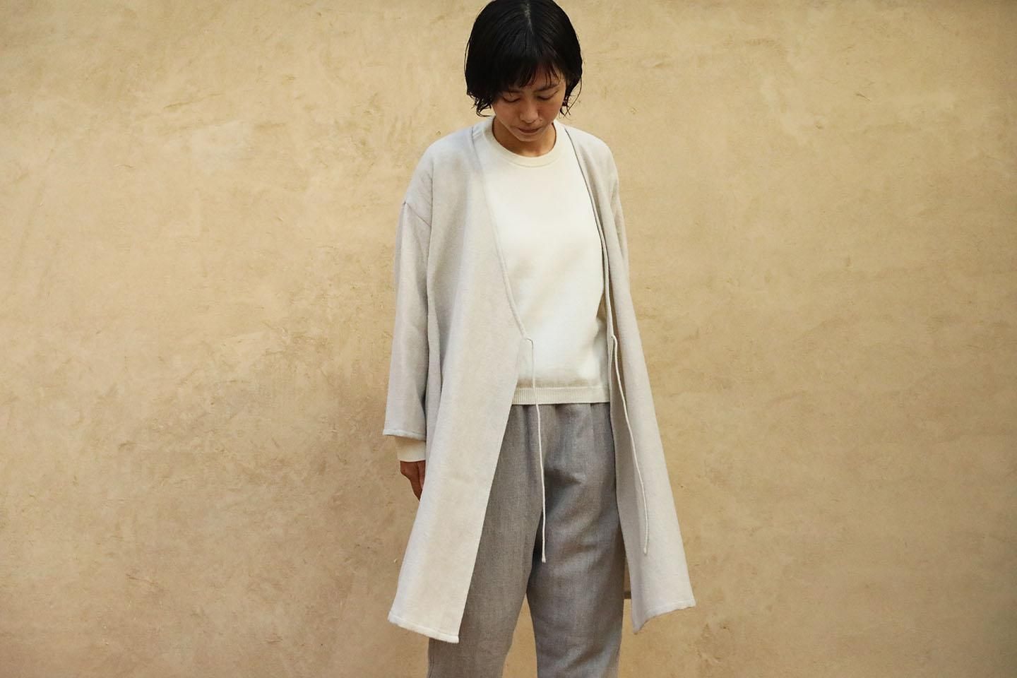 Yoli wool wrap jacket - マーマーなブックス アンド ソックス