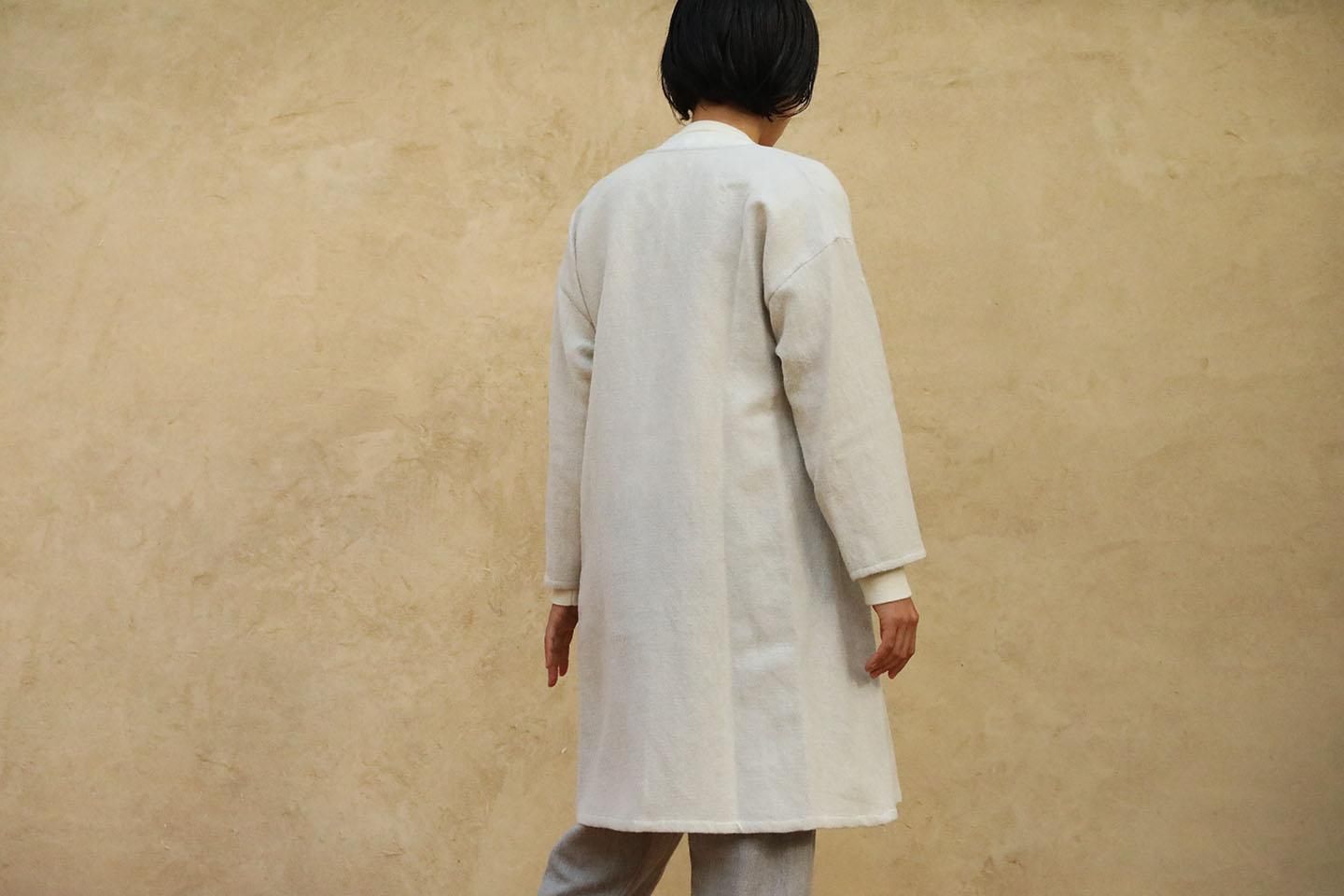 Yoli wool wrap jacket - マーマーなブックス アンド ソックス