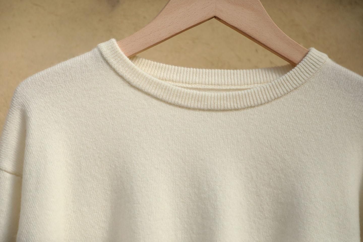 Yoli crew neck knit | ウールとカシミアのセーター - マーマーな