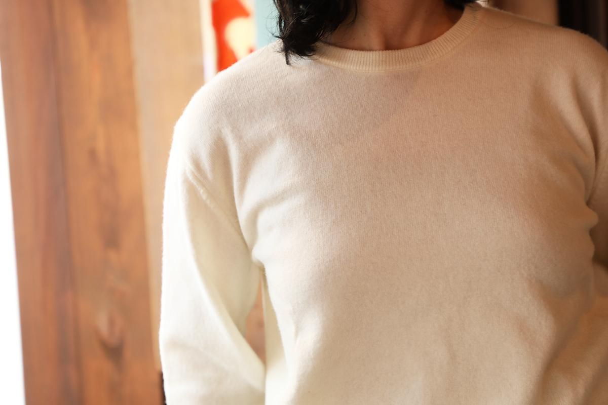 Yoli crew neck knit | ウールとカシミアのセーター - マーマーな