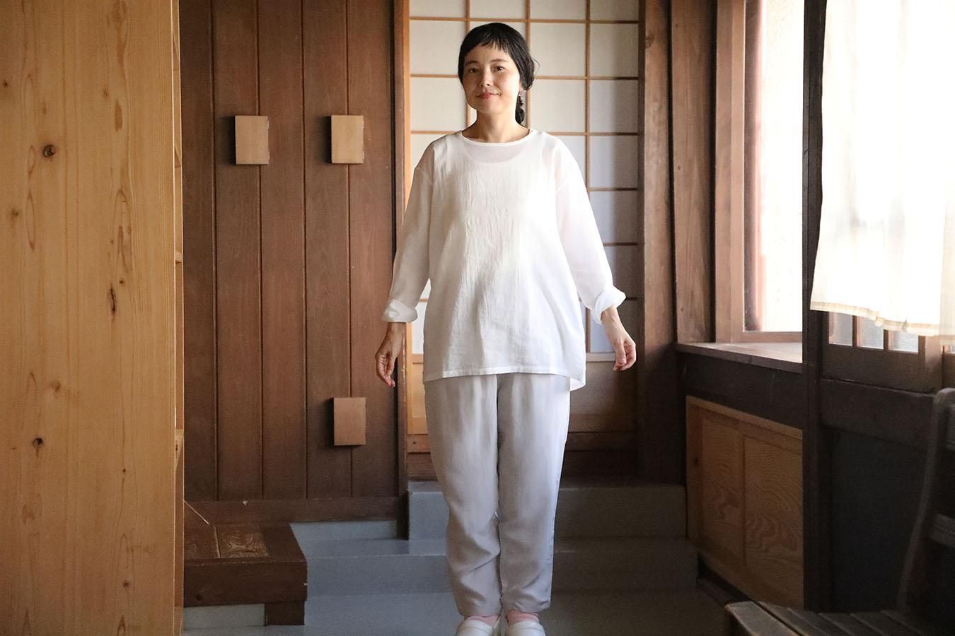 Yoli Silk pants - マーマーなブックス アンド ソックス Yoli Silk pants - マーマーなブックス アンド ソックス