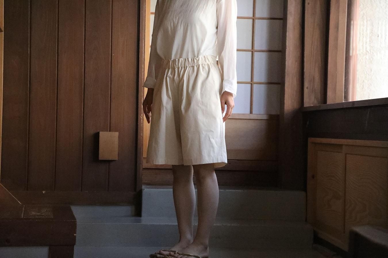 Yoli Cotton short pants - マーマーなブックス アンド ソックス