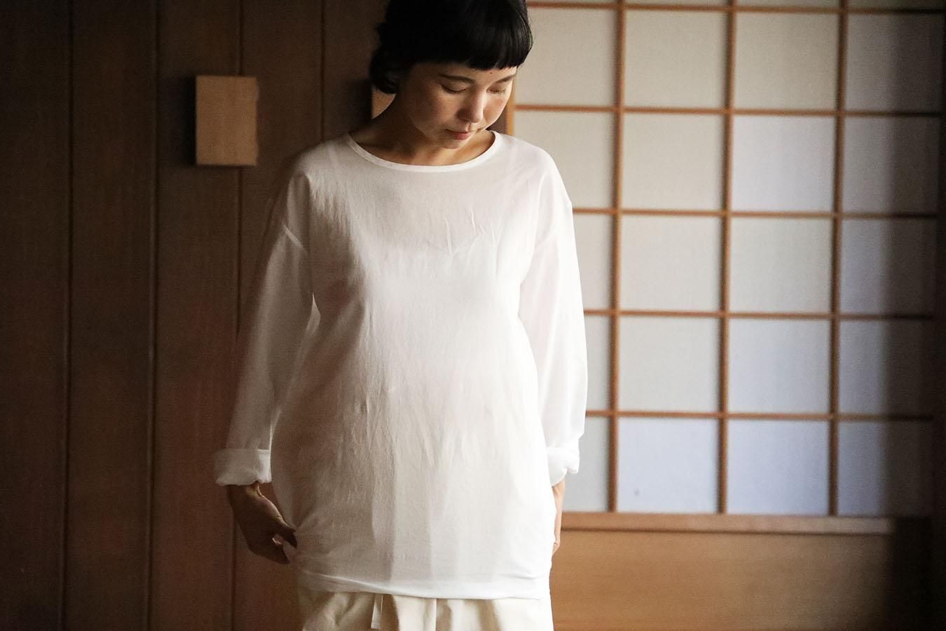 yoli cottonシンプルブラウス 白 Yoliシンプルブラウス | コットン素材