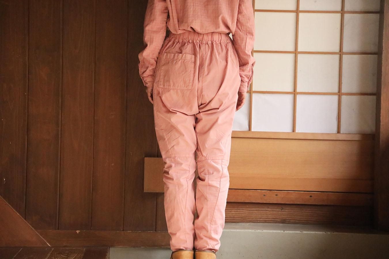 Organic cotton broadcloth tattuke pants-オーガニックコットン